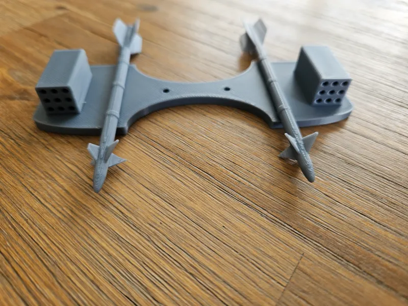 Wings with missiles