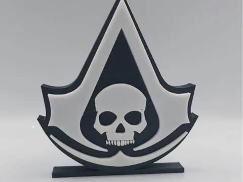 Letrero o emblema decorativo: Assassin’s Creed IV: Black Flag logo — referencia de MakerWorld