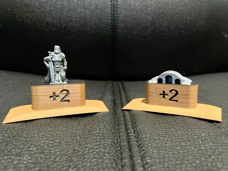 Catan "Longest Road" & "Largest Army" Trophy/Token