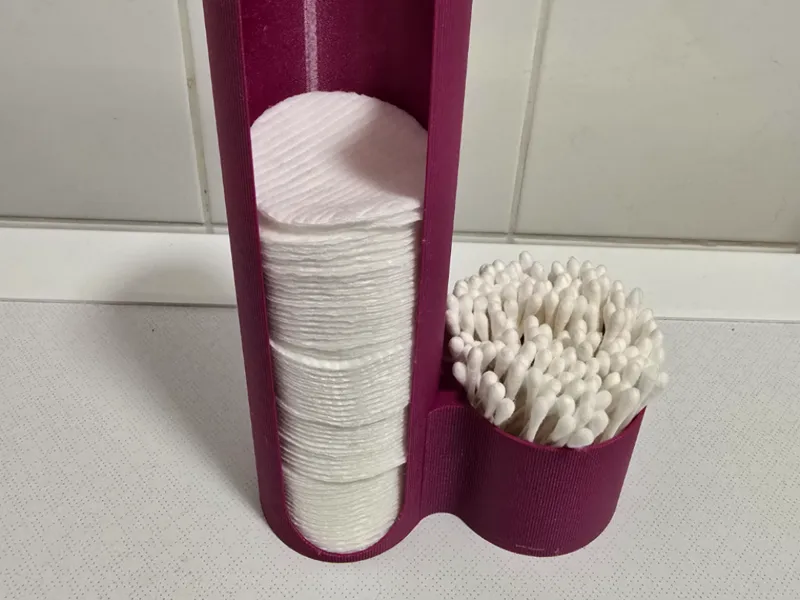 Bathroom Organizer for Cotton Pads & Q-Tips