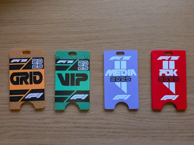 F1 2025 ID Card Holders