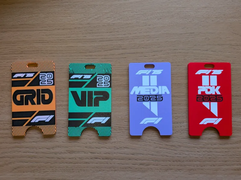 F1 2025 ID Card Holders