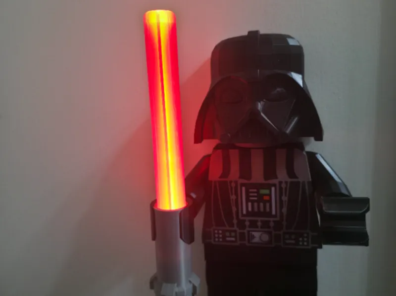 Darth Vader Toilet Paper Holder with Light Saber