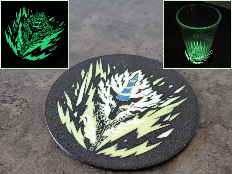 Glow Coaster Kirin (from Monster Hunter)