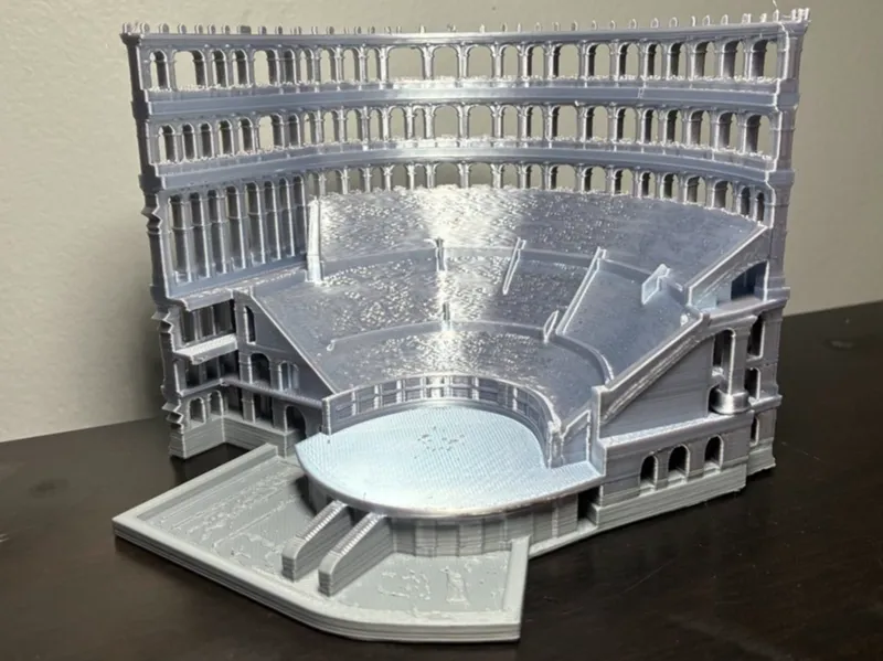 Educational Roman Colosseum Cross-Section