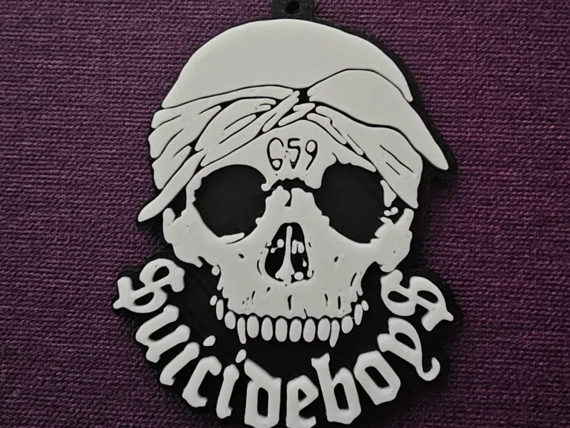 SUICIDEBOYS SKULL KEYCHAIN