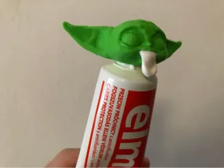 Toothpaste yoda 2-colors