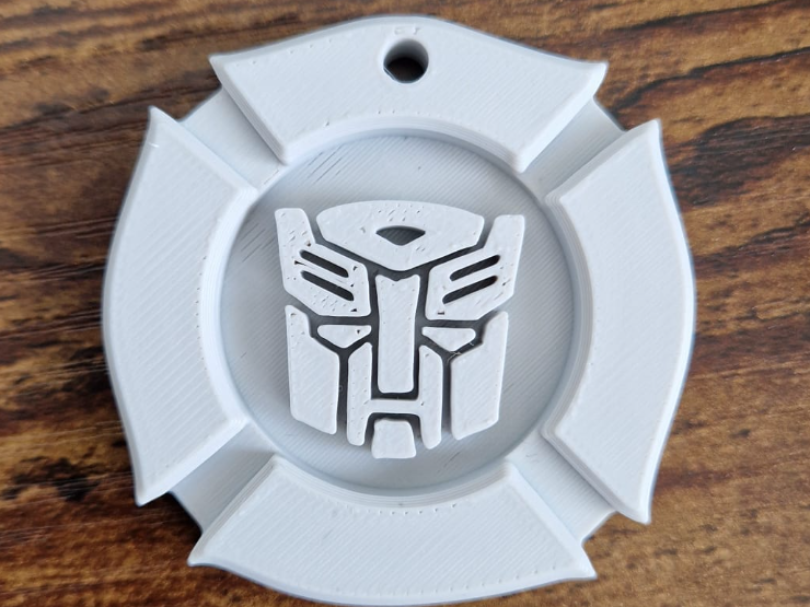 Transformers - Rescue Bots Logo keychain