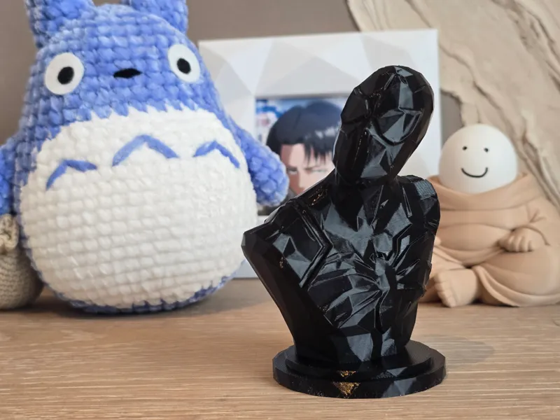 Low poly Spider-Man bust - Marvel