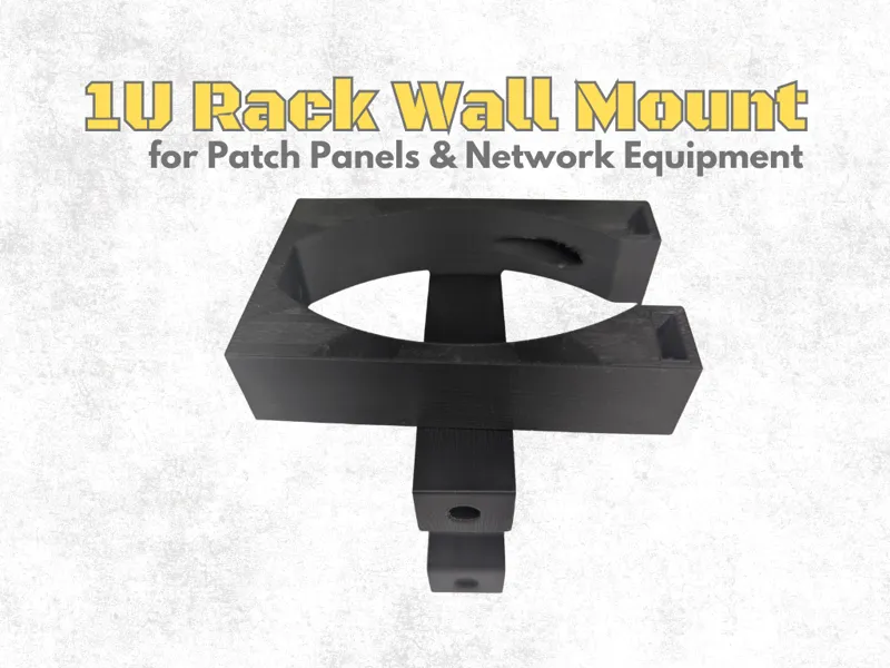 1U Rack Wall Mount Bracket