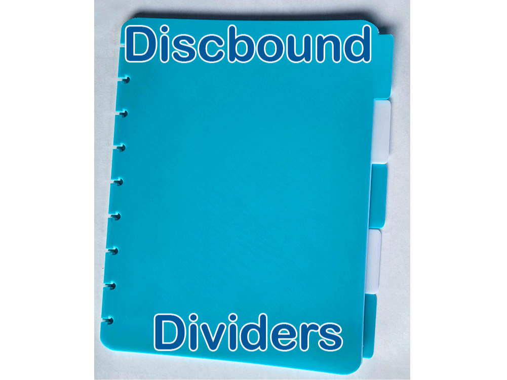 Blank Discbound Dividers