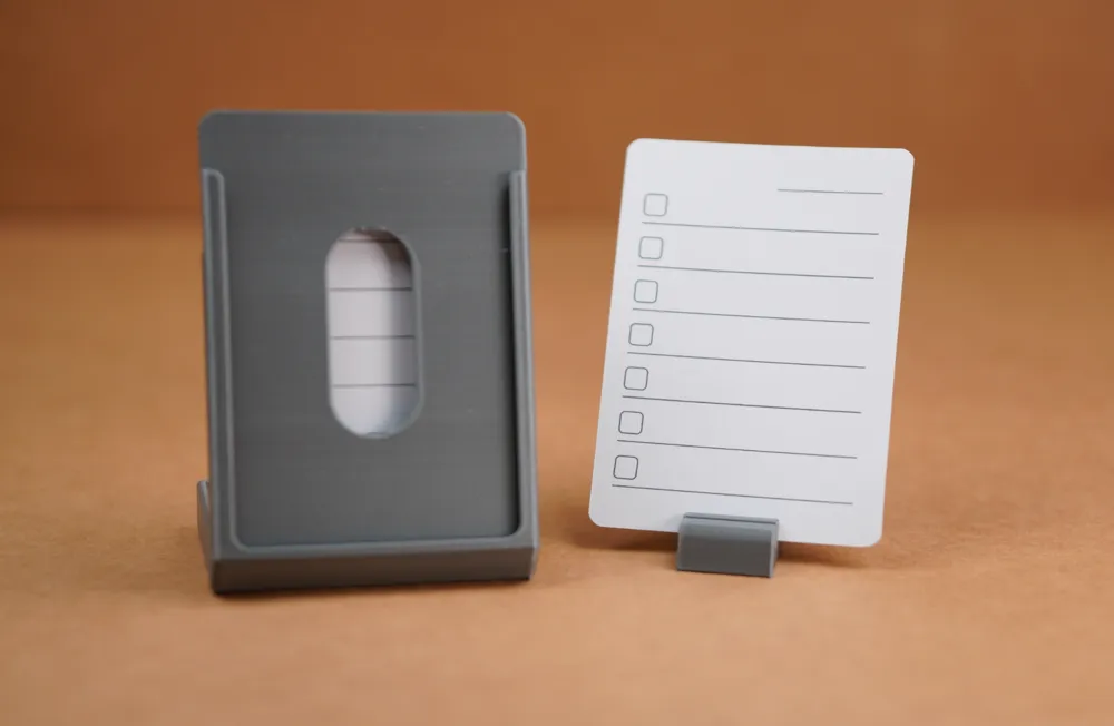 Index Card | Task Card | To-Do List | Index Card - Free 3D Print Model ...