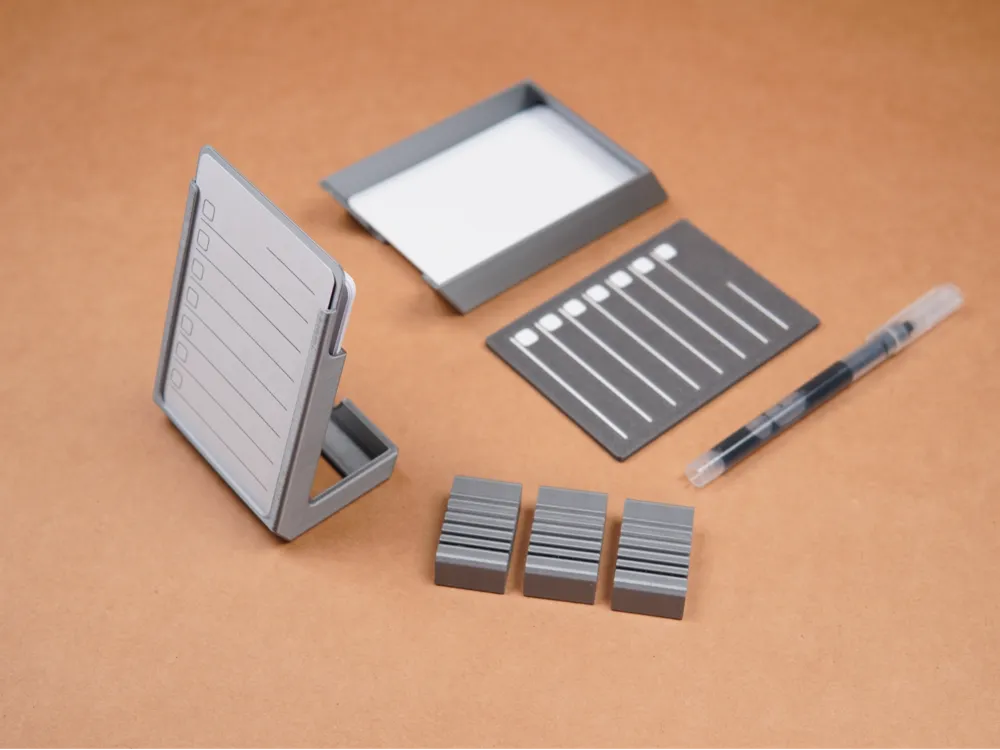 Index Card | Task Card | To-Do List | Index Card - Free 3D Print Model ...
