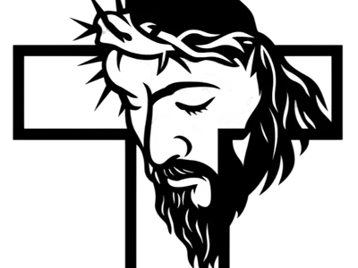 Wall decoration Jesus and the cross