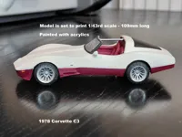 Chevrolet Corvette C3 — maquette de collection — photo 7