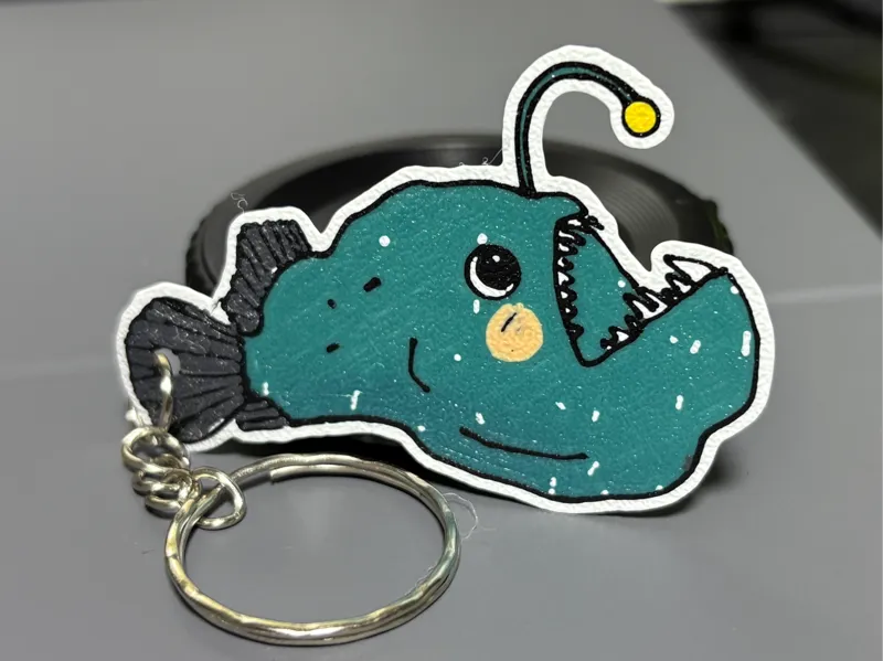 Angler fish Keychain