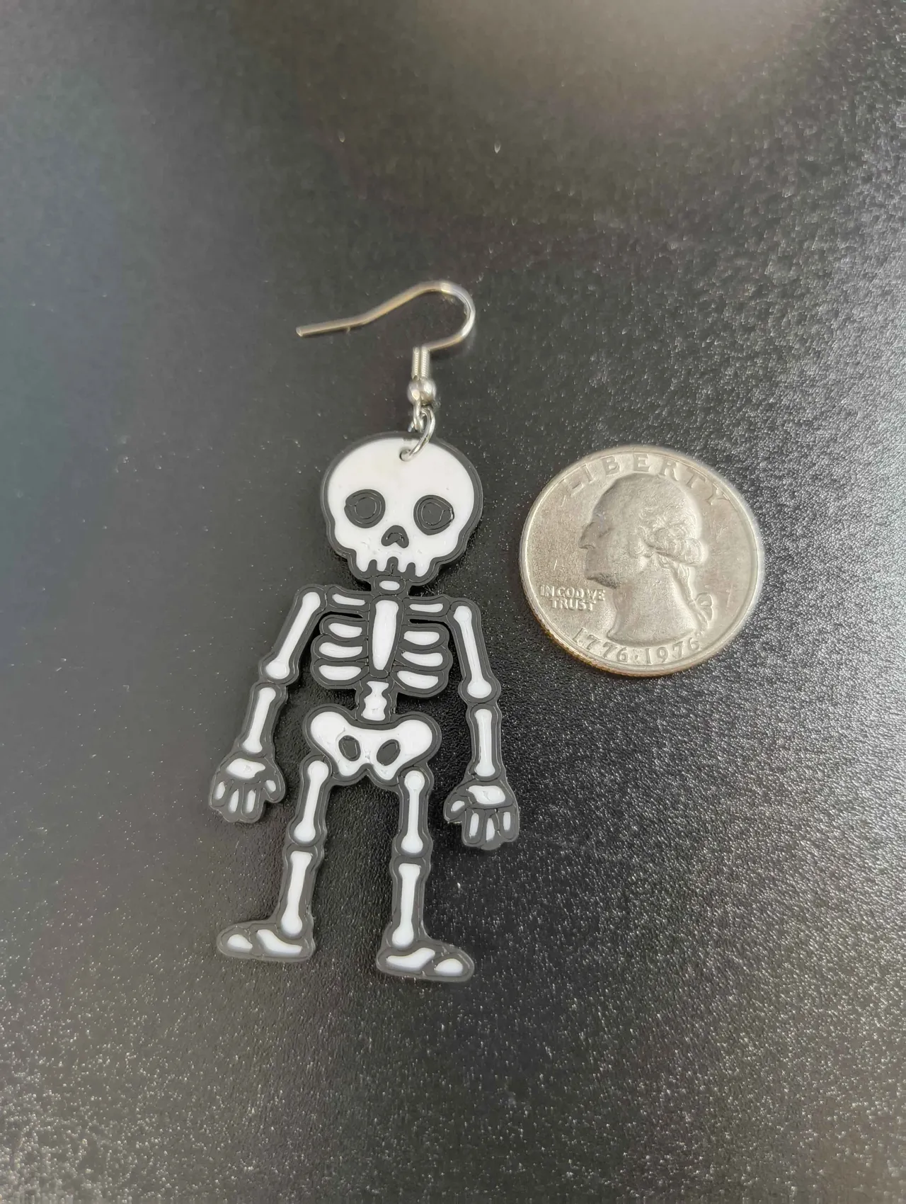 Skeleton Earring view 2