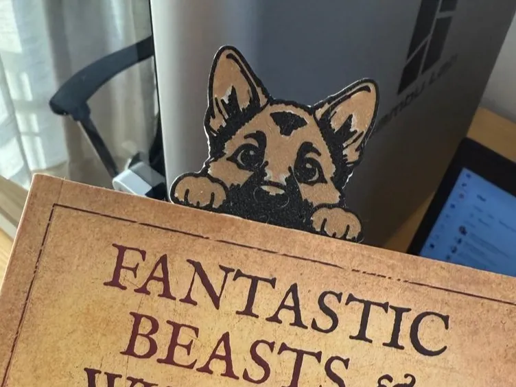Little German Shepherd Bookmark