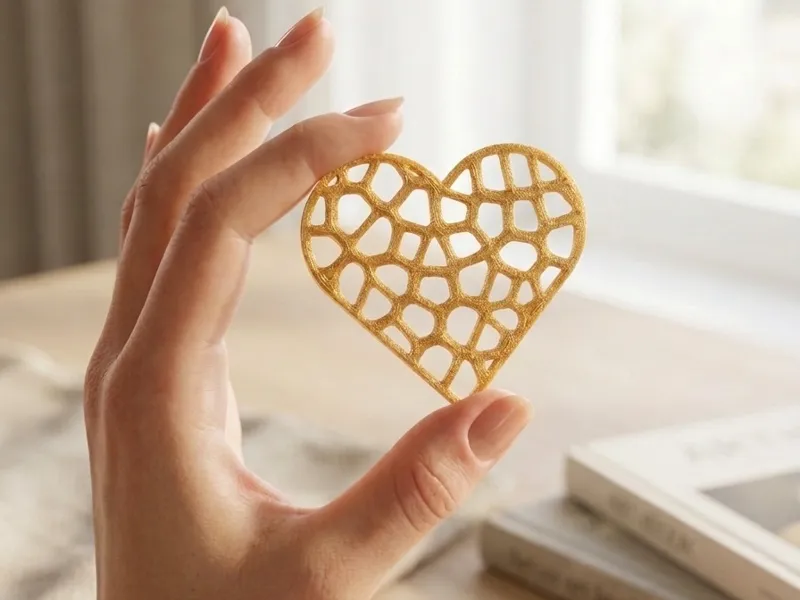 Decorative Voronoi Style Heart