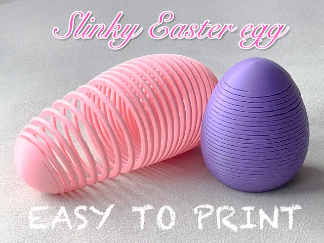 Funny Slinky Easter Egg – Easy-to-Print Surprise!