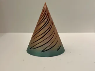 Impossible Passthrough Fidget Cone