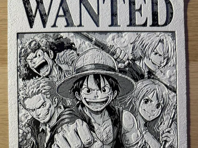 Locandina " WANTED" Luffy e amici