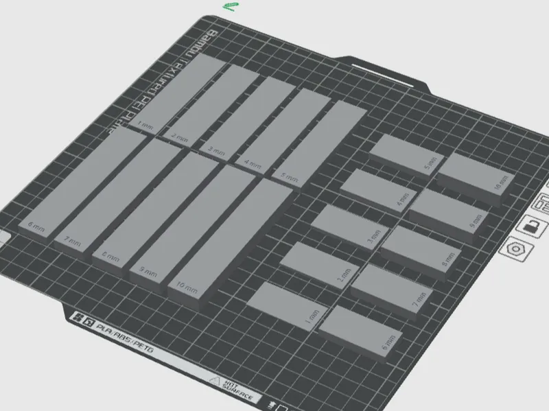 Spacer Blocks - 1mm to 10 mm - Full & half-size