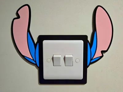 Disney Stitch UK Light Switch Cover Plate