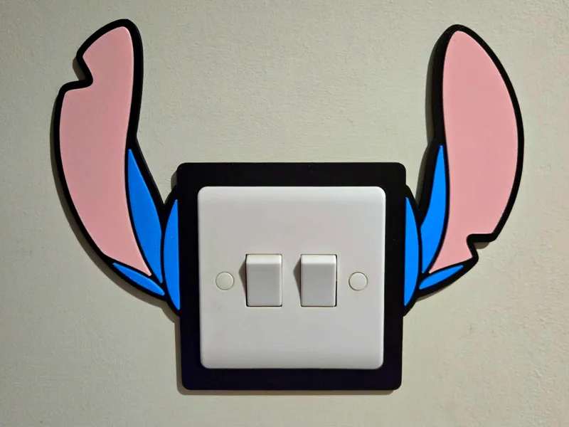 Disney Stitch UK Light Switch Cover Plate