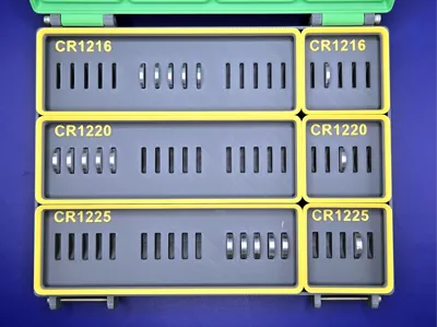 CR12xx Coin Battery Storage for Gridfinity