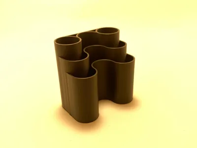 Wave Round - Pen organizer