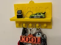 Keychain holder, door hook print profile