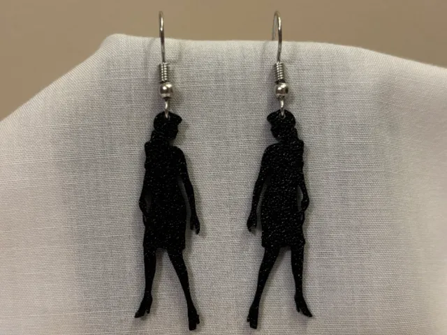 Modern Nancy Drew Silhouette Earrings