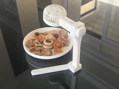 MUJI Handheld Fan Desktop Stand