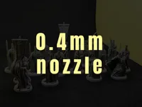 Swordmen and Banner bearer (0.4mm nozzle)