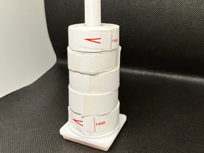 Gridfinity Thermal Label Holder 1x1