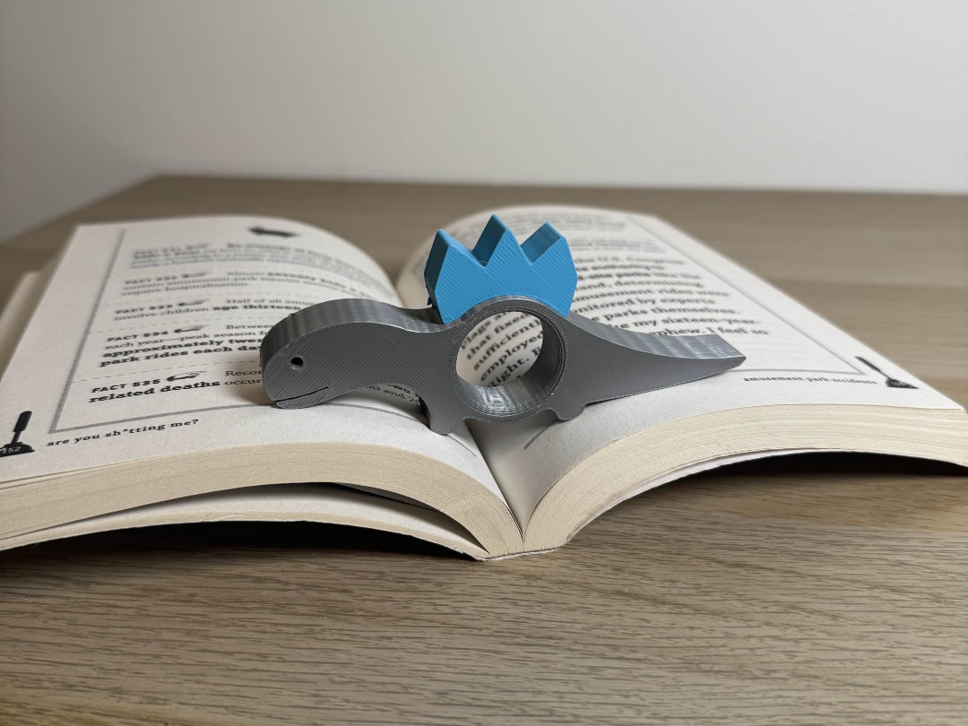 Book Page Holder - One Hand Book Page Holder