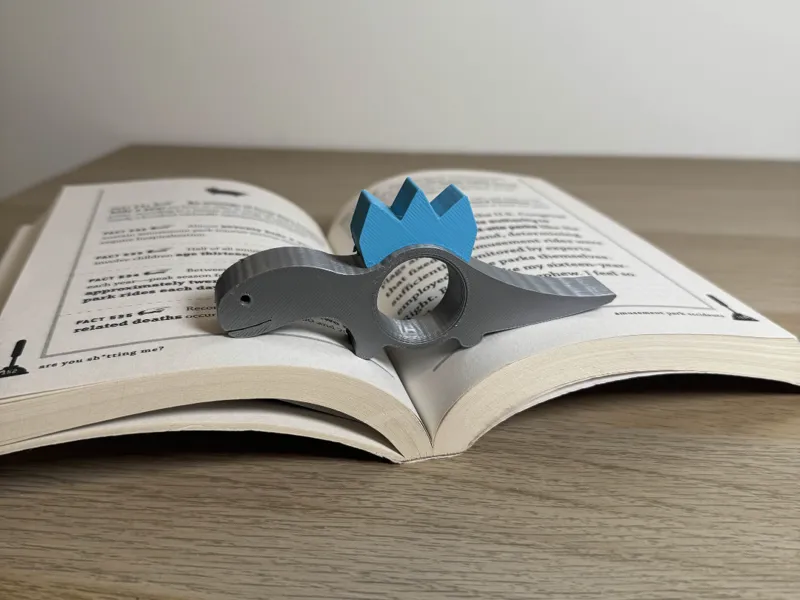 Book Page Holder - One Hand Book Page Holder