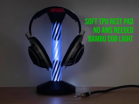 Headphones Stand - cob light