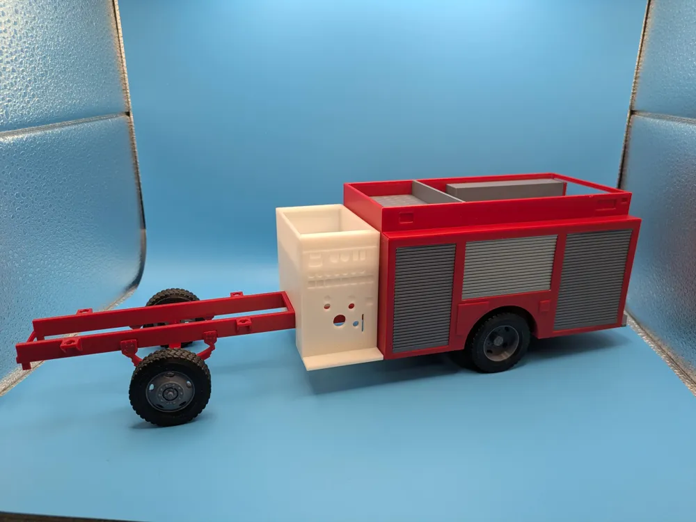 Toledo Fire Engine 7 (1/25 scale) - Free 3D Print Model - MakerWorld