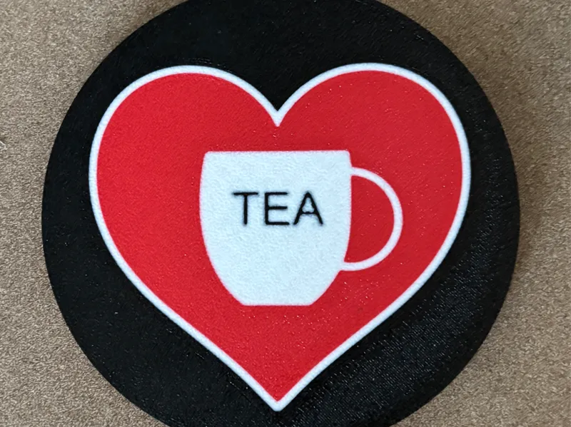 Valentine's Love Tea Coaster