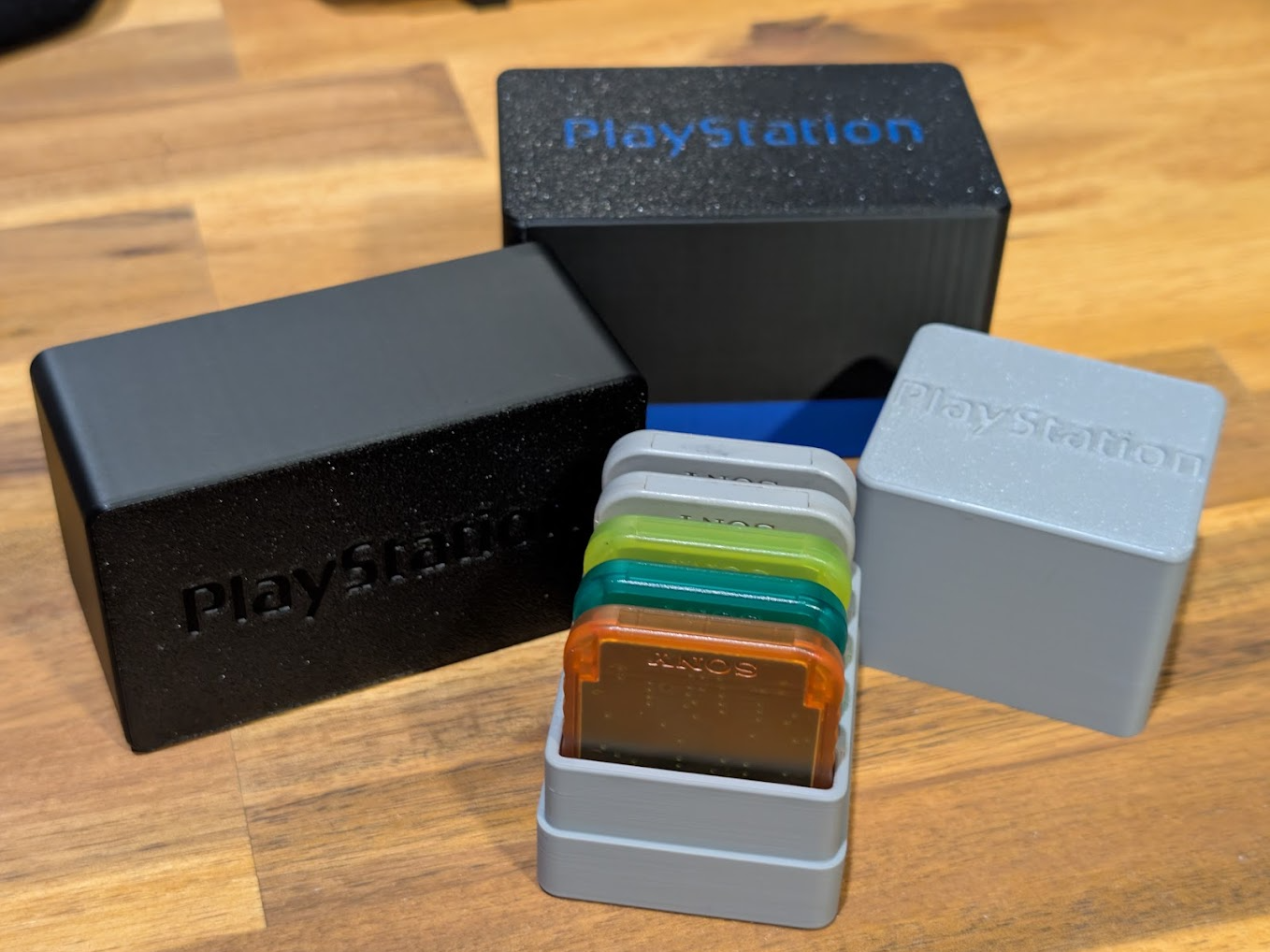 PlayStation Memory Card Storage Containers