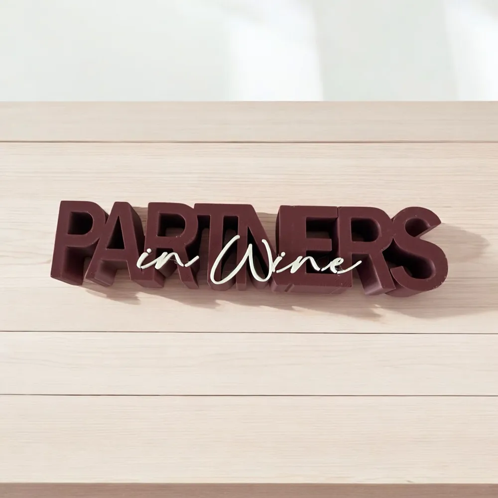 Partner A Lettering Partners in Wine // Lettering by Mamabär MakerWorld: Download Free 3D ...