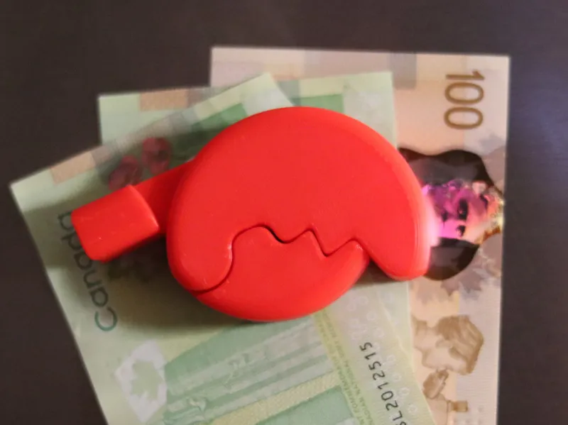 Mr Krabs Magnetic Bag Clip