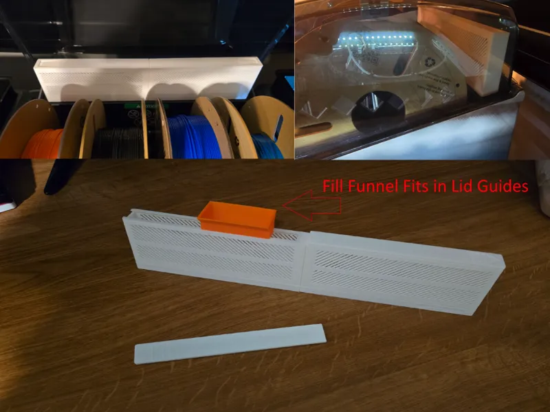Creality CFS Desiccant Bin with fill funnel 