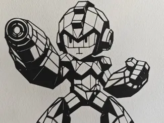 Geometric Mega Man