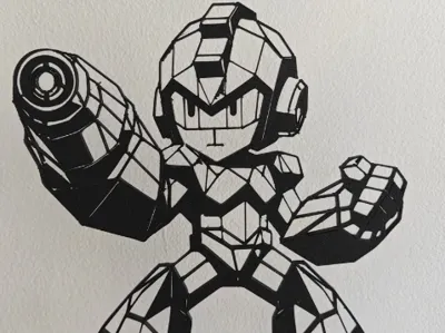 Geometric Mega Man