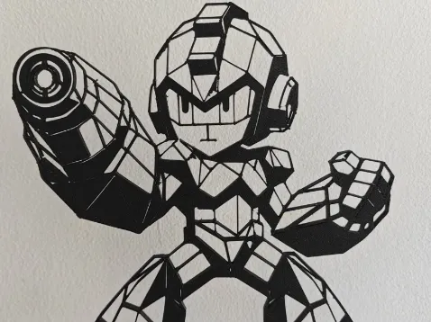 Geometric Mega Man