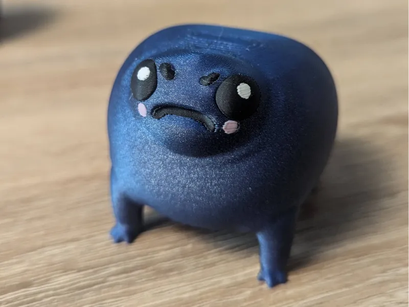 Black Rain Frog / Grumpy Frog / Angry Froggo