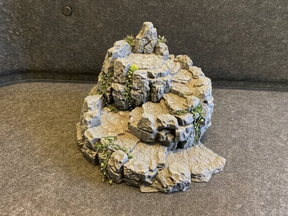 Escenografía en miniatura: Stoneformation 26. Referencia del modelo original.